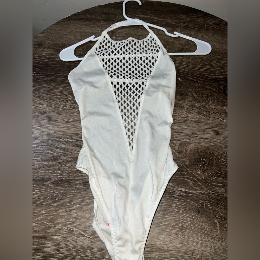 La Senza Sexy White Bodysuit Lingerie